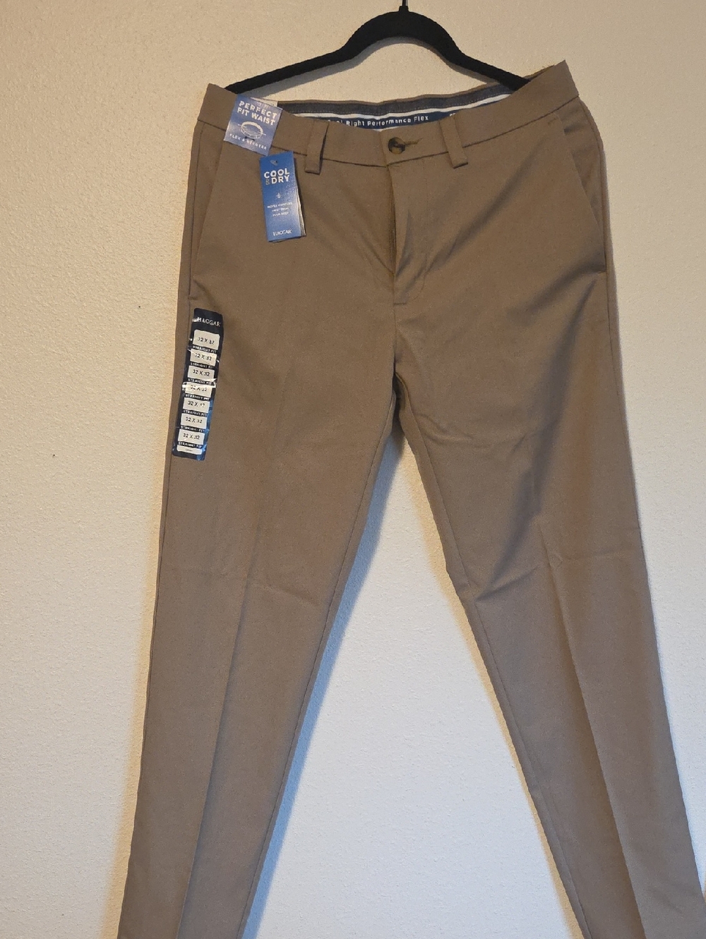 Haggar Men's Slacks in Tan